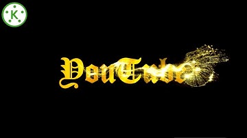 Golden particle intro in kinemaster tutorial #Ahmedjashim