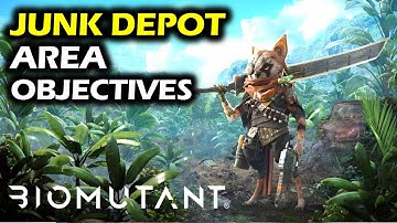 Junk Depot: Area Objectives Locations | Resource Totem | Biomutant Collectibles Guide & Walkthrough