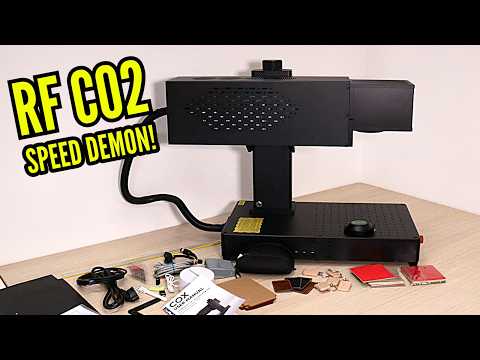 The Fastest Laser I’ve Ever Tested! (ComMarker COX 40W RF CO2 Galvo Laser Review)