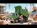 Beep Beep Green Truck Go! 🚛💚 Fun Vehicle Song for Kids | Nursery Rhymes & Transport Learning 🎶🚦