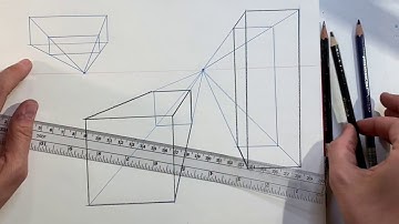 Art Lessons with Rossi: One-Point Perspective Boxes