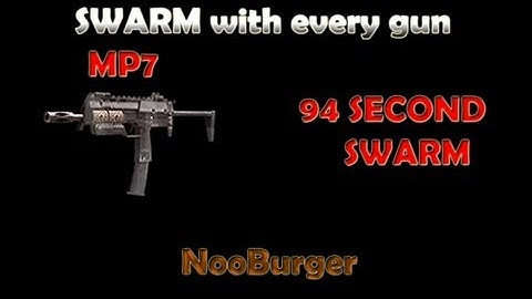 SWARM with every gun - MP7 94 Second SWARM (COD BO2 Diamond MP7)