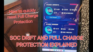 Lifepo4 SOC Drift and SOC reset explained on Epoch 460AH Marine Battery