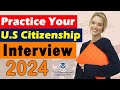 Practice Your U.S Citizenship Interview [2021/2022] 100 Civics Q, English Reading and Writing Test!!