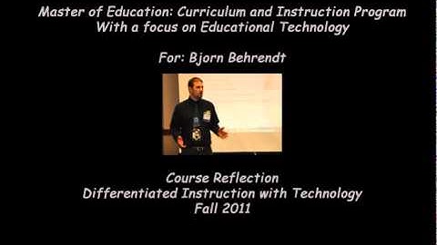 Differentiated Instruction with Technology