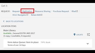 Digitization Requests and Document Delivery (workflow) (part 5 of 5 part webinar)