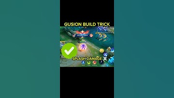 Gusion Build Trick #mlbb #tutorial