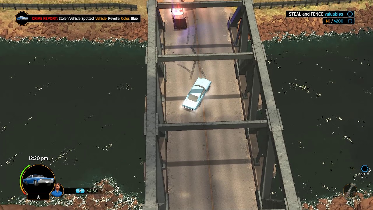 American Fugitive - What a convenient place for a cop to be