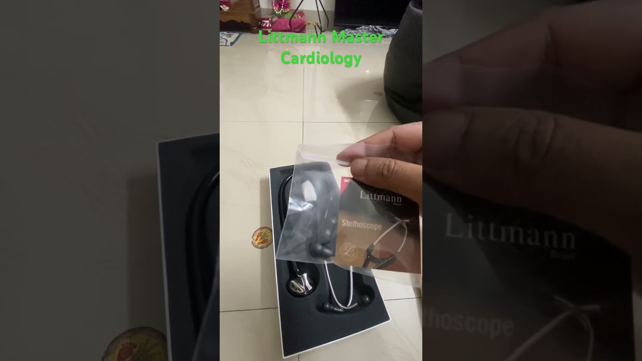Unboxing Littmann Master Cardiology stethoscope