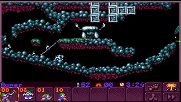 Lemmings 2 The Tribes - Cavelem 4 - ( Amiga )