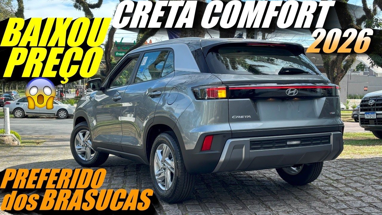 NOVO CRETA COMFORT 2026 DESPENCOU O PREÇO - Será que tem pegadinha?