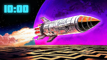 10 MINUTE Timer - Solar System MAZE Classroom Countdown With Music