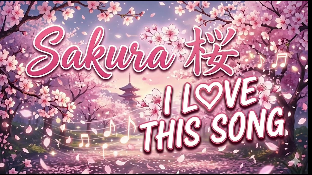 SAKURA - I LOVE THIS SONG #sakura #relaxingmusic #japan #love