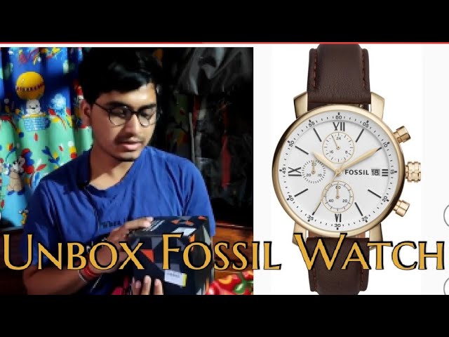 UNBOXING FOSSIL Decker Analog Watch | CH2647 | Flipkart Sale Deals - YouTube