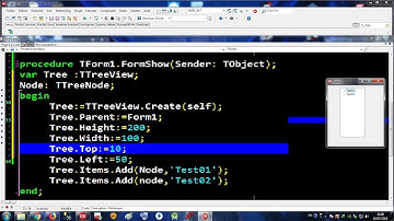 Delphi 022 TreeView / 10 Creation Dynamic
