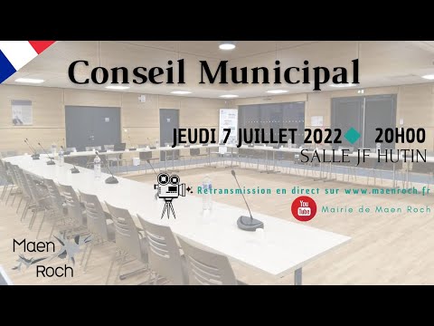 Conseil municipal du 7 juillet 2022