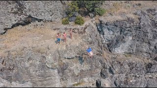 40 FOOT CLIFF! Cliff Jumping in Kelowna, BC