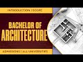 Scope of bachelor of architecture in pakistan  40 govtprivate universities offering barch 