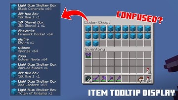 Item Tooltip Display v1.0 Release! - Texture Pack for Minecraft Bedrock
