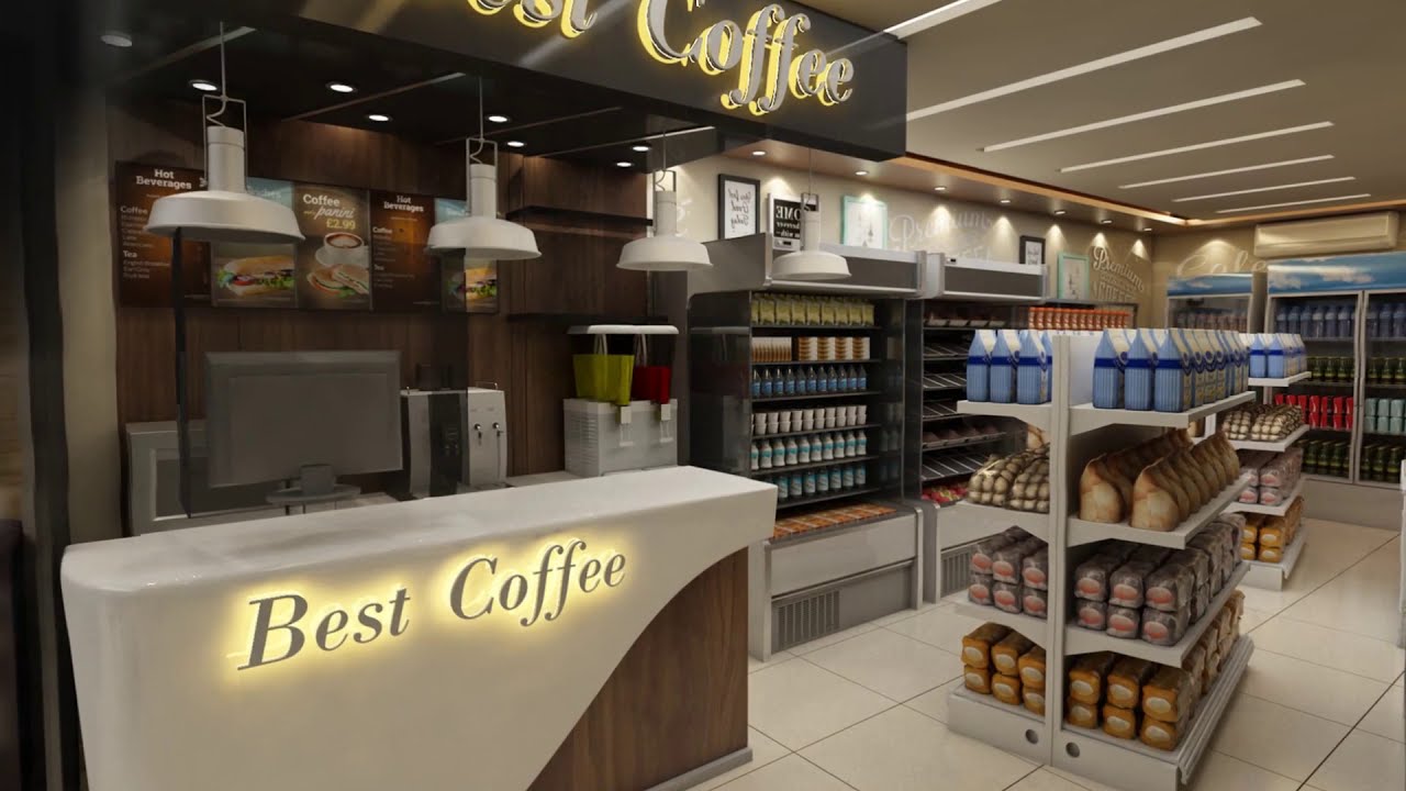 DISEÑO DE INTERIOR - MINIMARKET - YouTube