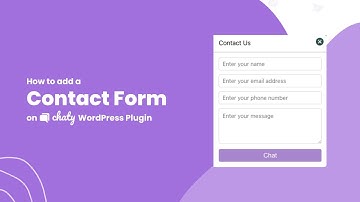 Create a WordPress floating contact form using the Chaty plugin