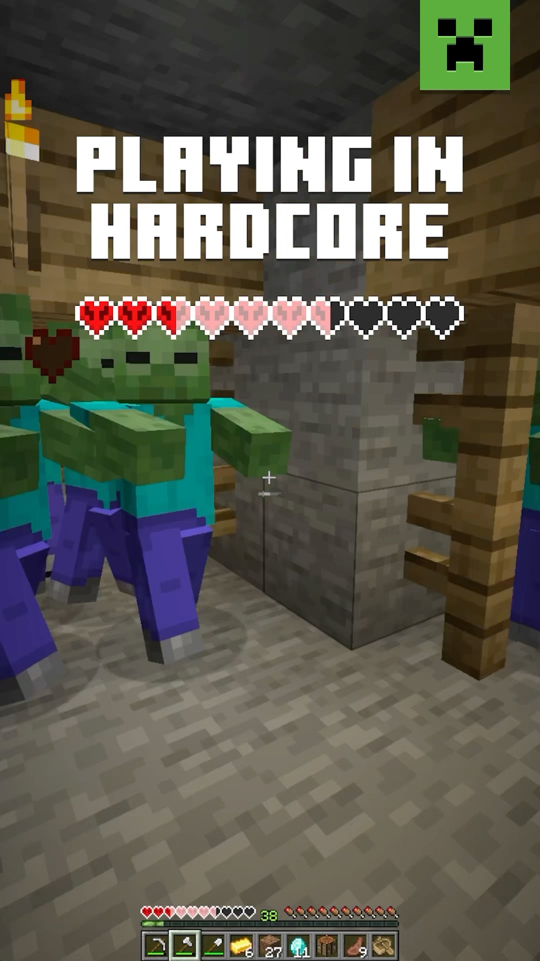 MINECRAFT HARDCORE ALMOST ENDS...