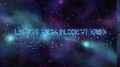Lego vs mega block vs kreo : stop motion