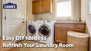 Laundry Room Refresh DIY Ideas: Video Guide