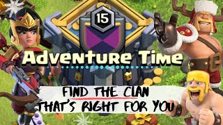 Find the CLAN that's Right for you. screenshot 5
