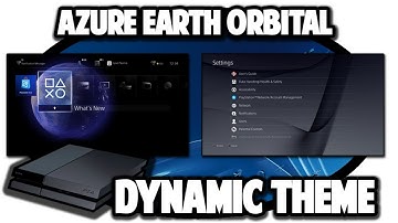 [PS4 THEMES] Azure Earth Orbital Dynamic Theme Video in 60FPS