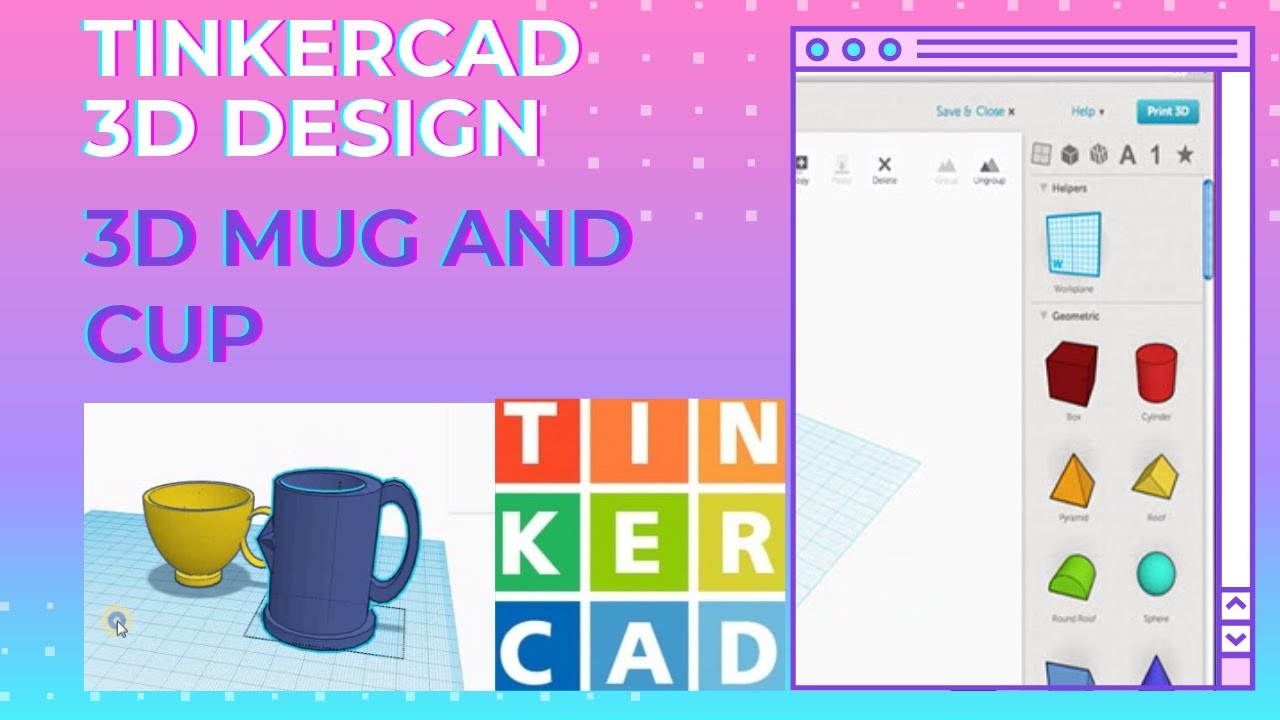 3D design on TinkerCad for Beginners - YouTube