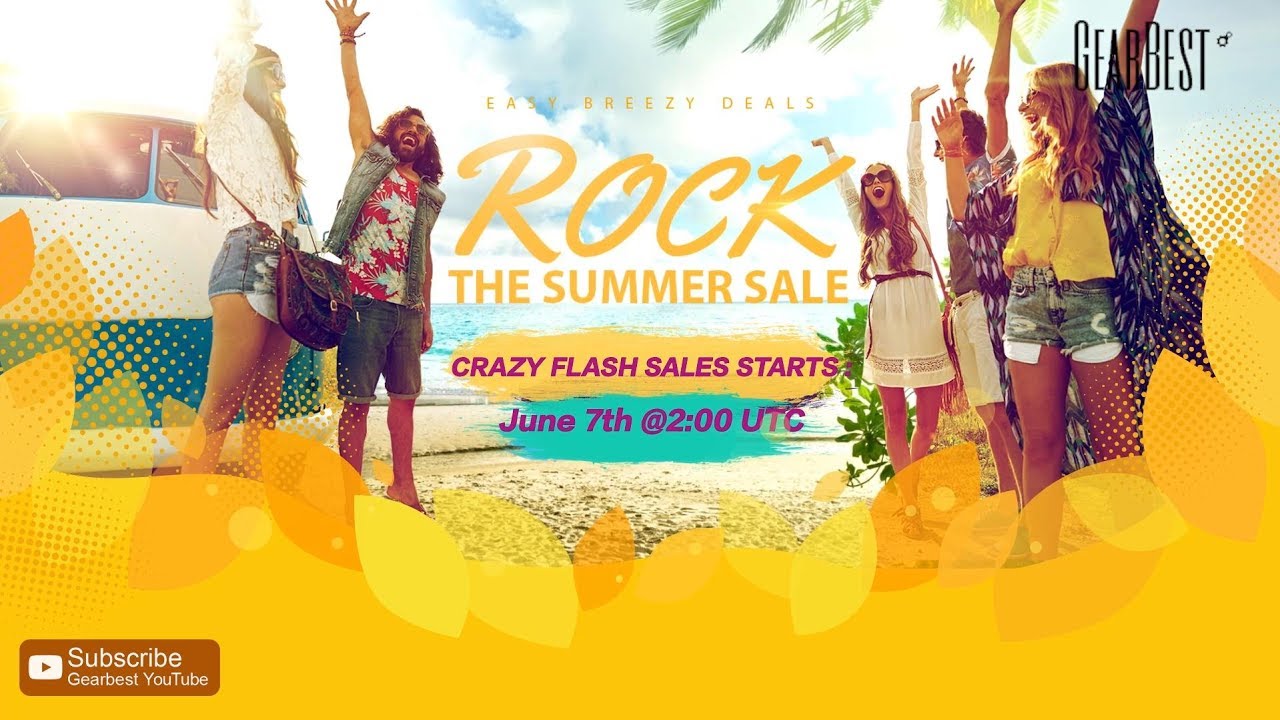Rock the SUMMER SALE - Win Xiaomi Mi6 at GearBest.com