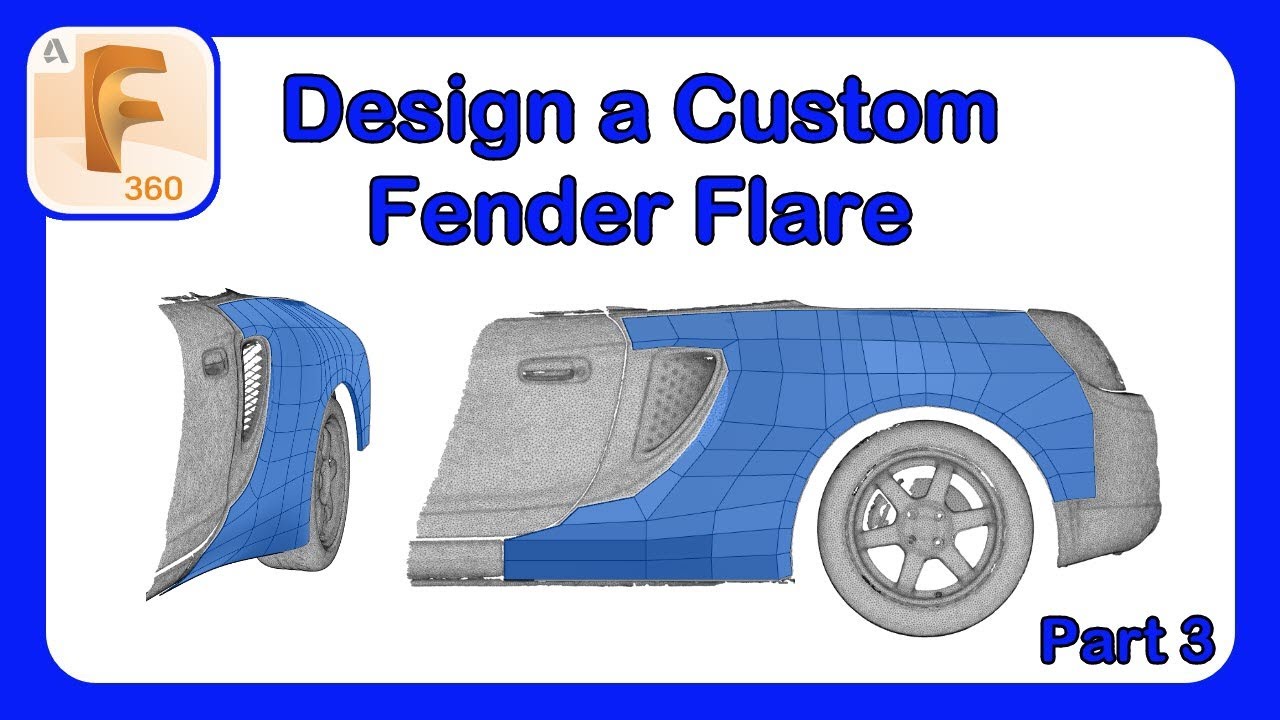 Design a Fender Flare in Fusion 360 - Designing an Over Fender - Part 1 