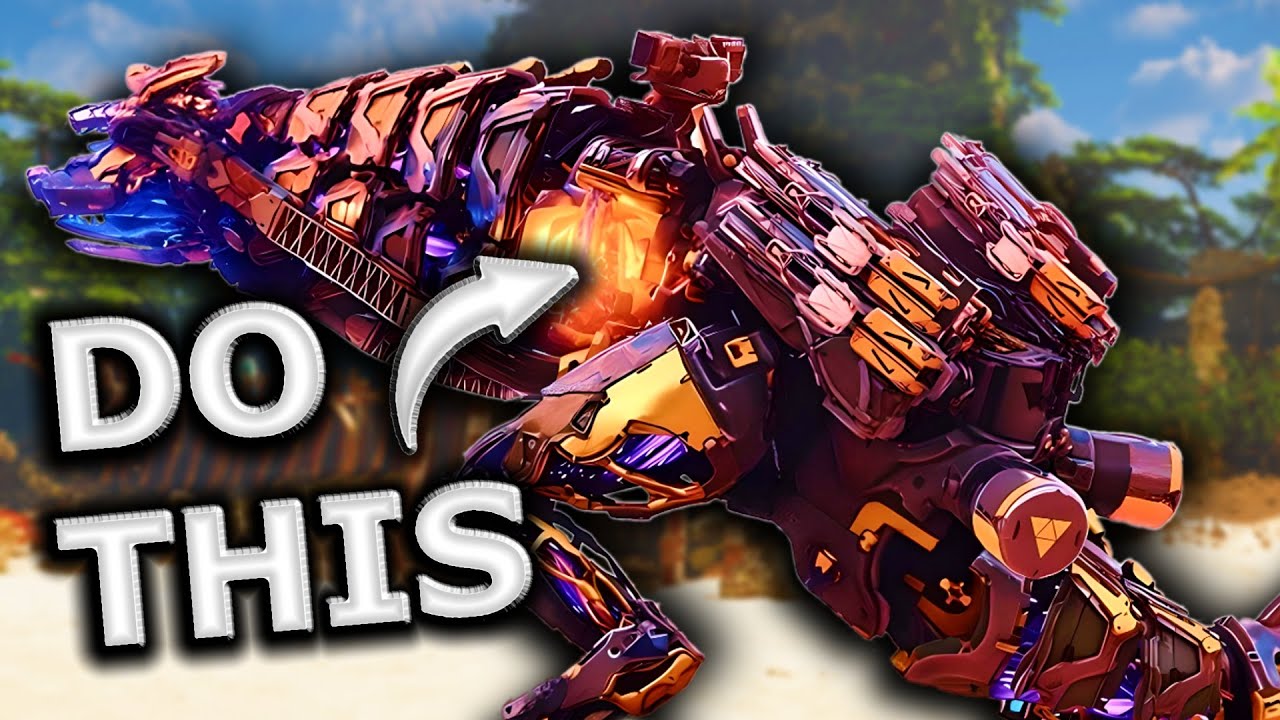 EASIEST WAY To Kill Apex Thunderjaw on ULTRA HARD (Faro's Tomb) - NO DAMAGE | Horizon Forbidden West