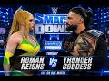WWE 2K25 LIVE GAMEPLAY : ROMAN REIGNS VS  THUNDER GODDES  SMACK DOWN LIVE  EP-02 #wwelivetoday #wwe