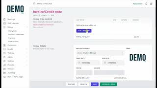 LemonBooking - Billing - Custom invoice