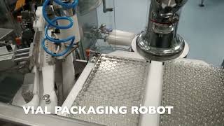 VIAL PHARMACEUTICAL PACKAGING ROBOTIC SYSTEM