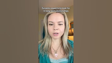 Synastry aspects to look for in long term relationships