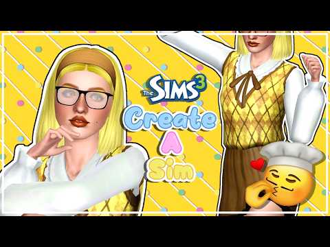 Let's make a sim in EVERY COLOR just to feel something... 💫 (Yellow)