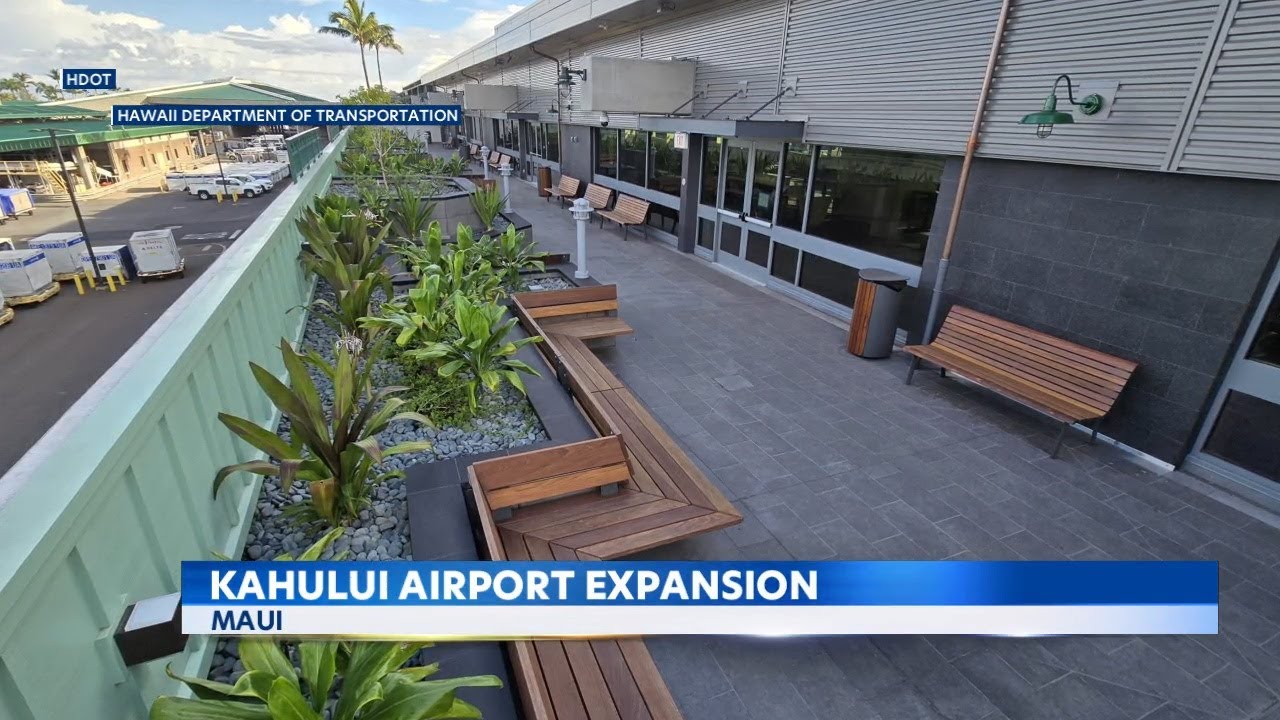 Kahului Airport unveils new passenger waiting area