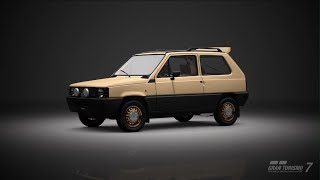 Gran Turismo 7 Fiat Panda 30 Cl Interior And Exterior Views