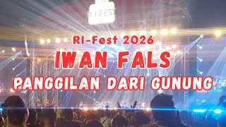 PANGGILAN DARI GUNUNG - IWAN FALS live at KEMAYORAN RI Fest 2026