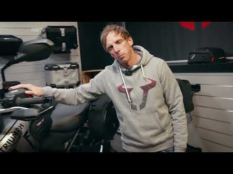 Triumph Trident 660 Protections and luggage solution by Sw-Motech