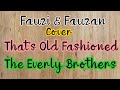 (Cover) That&#39;s Old Fashioned - The Everly Brothers