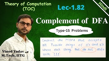 L1.82 | Complement of DFA example