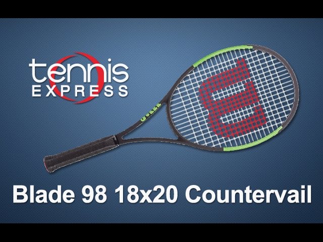 Wilson Blade 98 18x20 Countervail Tennis Racquet Review | Tennis Express