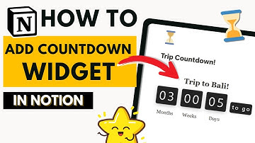 How to Add a Countdown Widget in Notion (Beginner-Friendly & Fast Guide)
