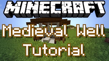 Medieval Well! (Minecraft Tutorial)