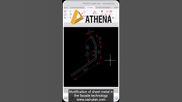ATHENA 2024 Sheetmetal #autocad #2d #3d #facade #cad #athena #design  #tutorial