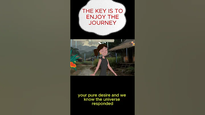 THE KEY IS TO ENJOY THE JOURNEY |ABRAHAM HICKS 2025 #lawofattraction #animation #abrahamhicks